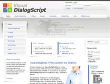 Tablet Screenshot of dialogscript.com